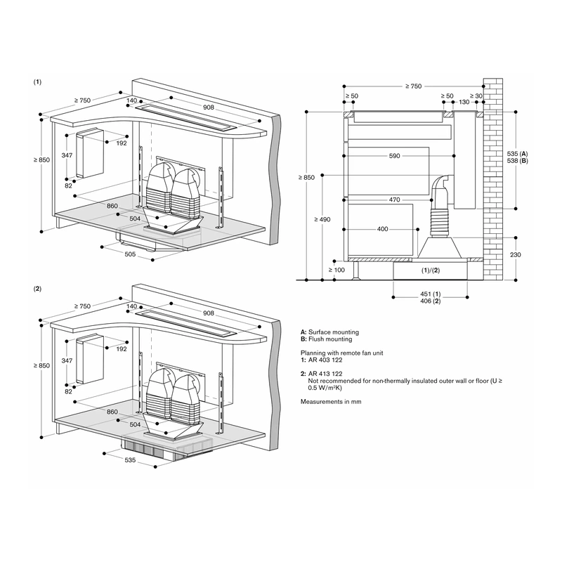 Gaggenau AL400192 400 Series Downdraft
