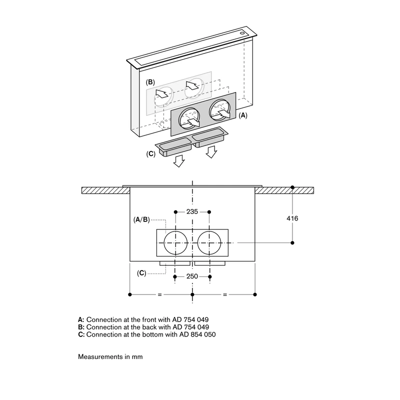 Gaggenau AL400192 400 Series Downdraft