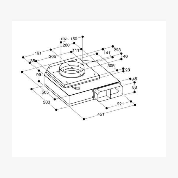 Gaggenau AR403122 BLDC Plinth Installation Extraction Motor