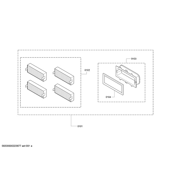Gaggenau CA082011 Unducted Recirculation Set