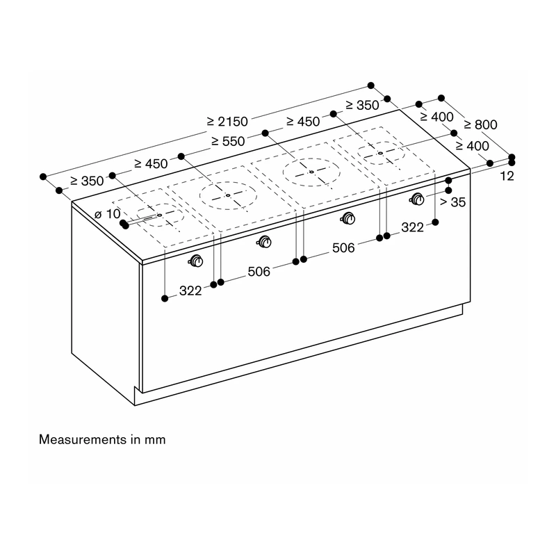 Gaggenau CU421100 Integrated Surface Induction Module