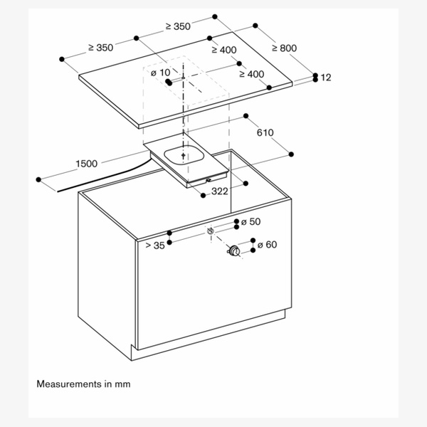 Gaggenau Integrated Surface Induction Module