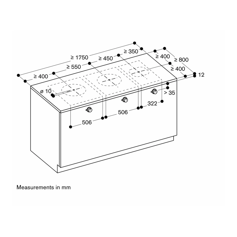 Gaggenau CU428100 Integrated Surface Induction Module