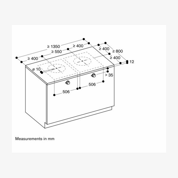 Gaggenau Integrated Surface Induction Module
