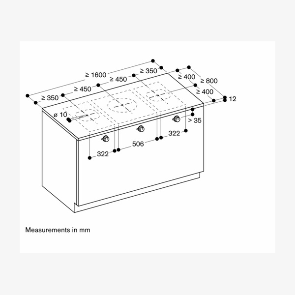 Gaggenau Integrated Surface Induction Module