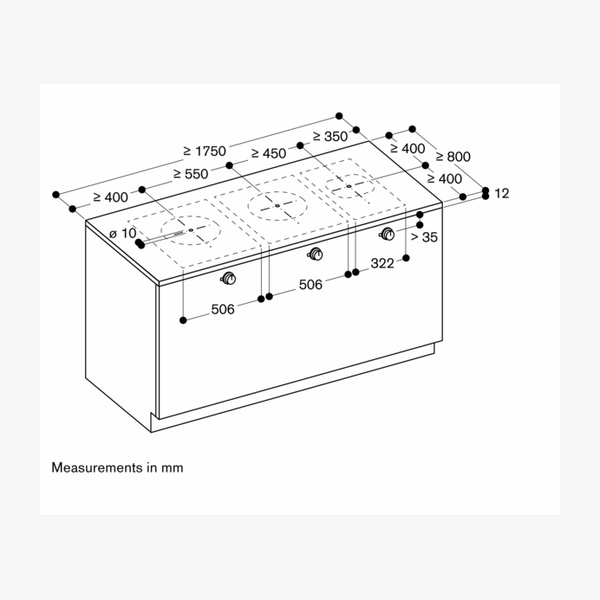 Gaggenau Integrated Surface Induction Module