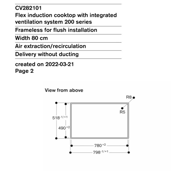 Gaggenau CV282101 Hob - Diagram 1.jpg
