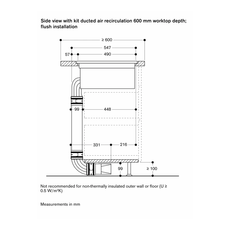 Gaggenau CV282101 200 Series Venting FlexInduction Hob