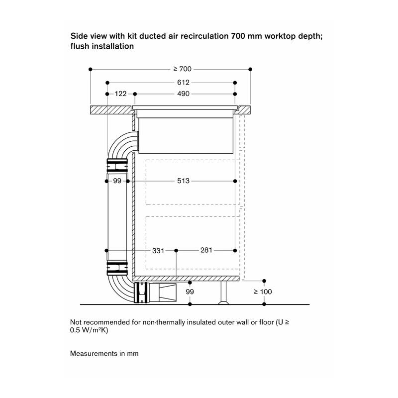 Gaggenau CV282101M Venting FlexInduction Hob