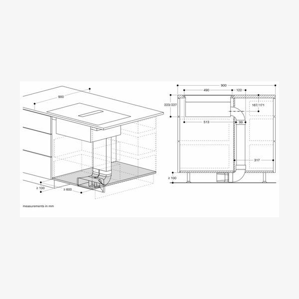 Gaggenau Venting FlexInduction Hob