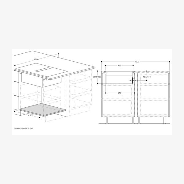 Gaggenau Venting FlexInduction Hob