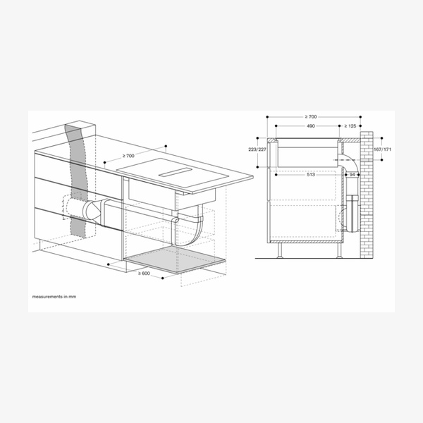 Gaggenau Venting FlexInduction Hob