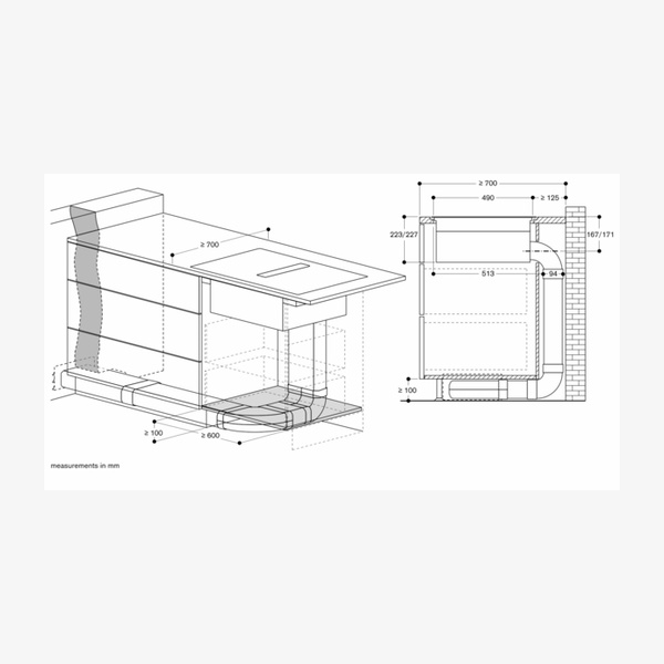 Gaggenau Venting FlexInduction Hob