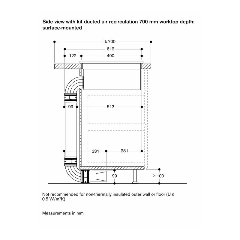Gaggenau CV282111 200 Series Venting FlexInduction Hob