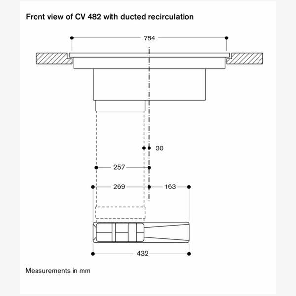 Gaggenau 400 Series Venting FlexInduction Hob