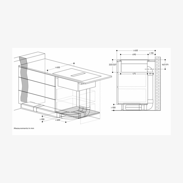 Gaggenau 400 Series Venting FlexInduction Hob