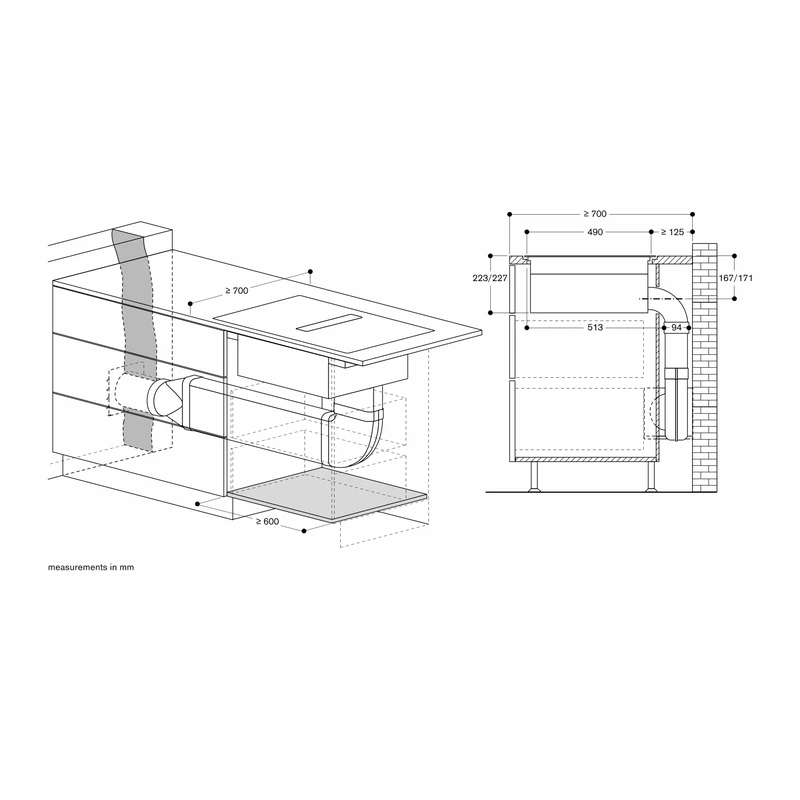 Gaggenau CV492105M 400 Series Venting FlexInduction Hob