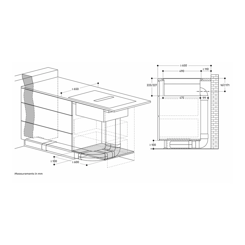 Gaggenau CV492105M 400 Series Venting FlexInduction Hob