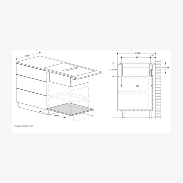 Gaggenau 400 Series Venting FlexInduction Hob