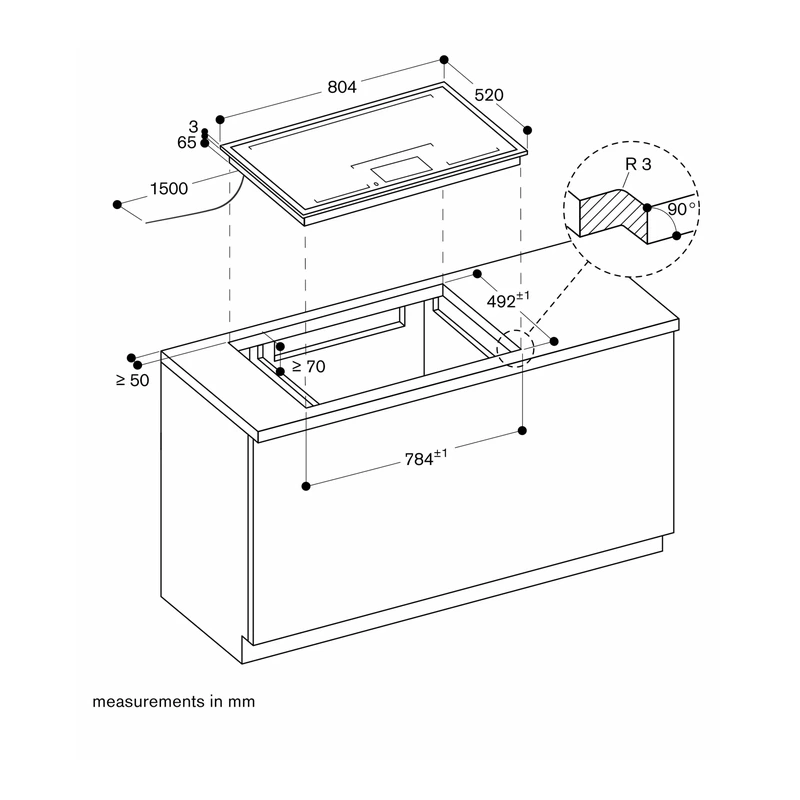 Gaggenau CX482111 400 Series Induction Hob