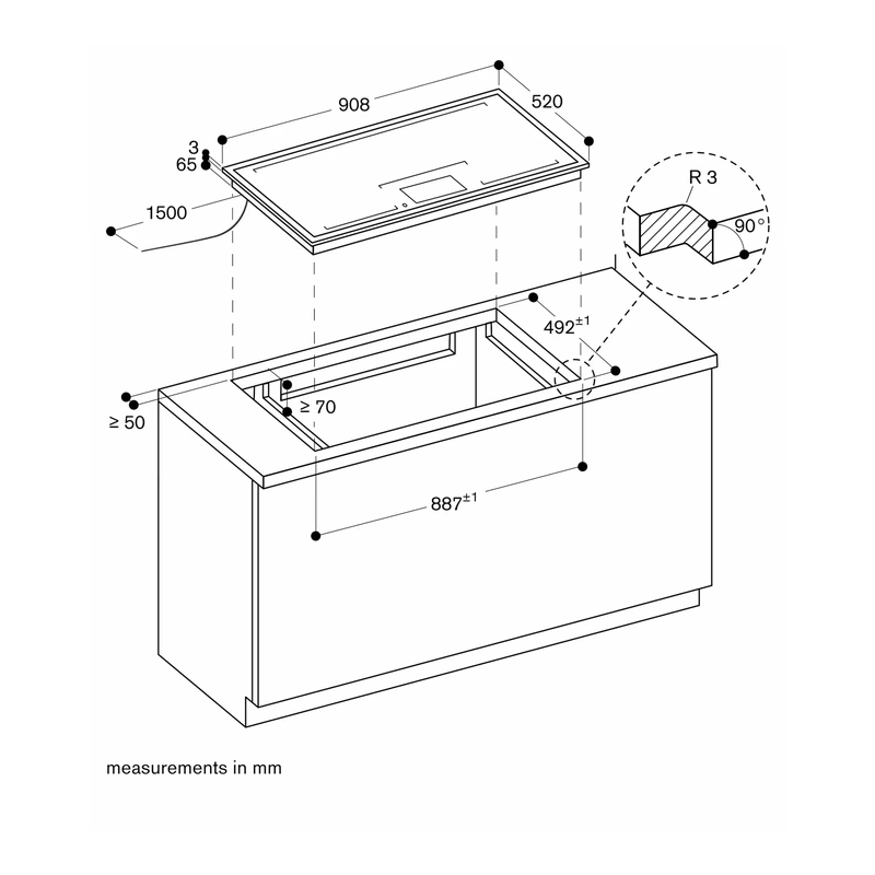Gaggenau CX492111 400 Series Induction Hob