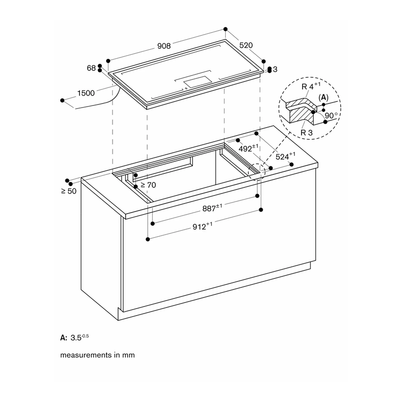 Gaggenau CX492111 400 Series Induction Hob