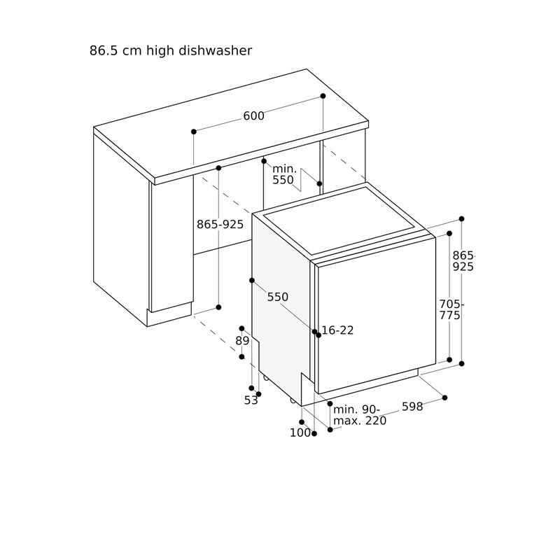 Gaggenau DF261101 200 Series Dishwasher