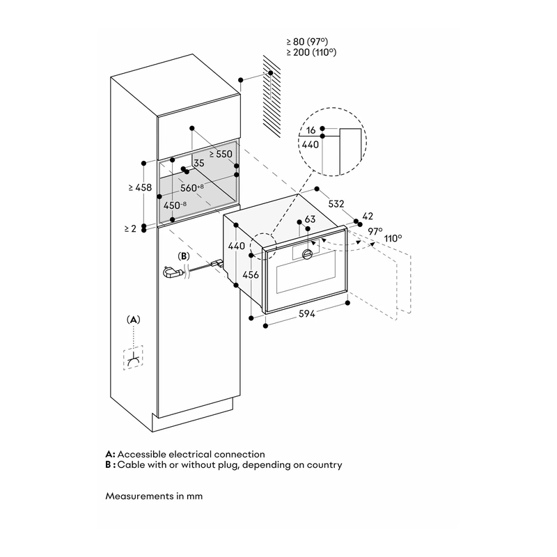 Gaggenau GS451120 Expressive Series Combi Steam Oven