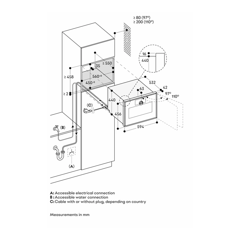 Gaggenau GS471120 Expressive Series Combi Steam Oven