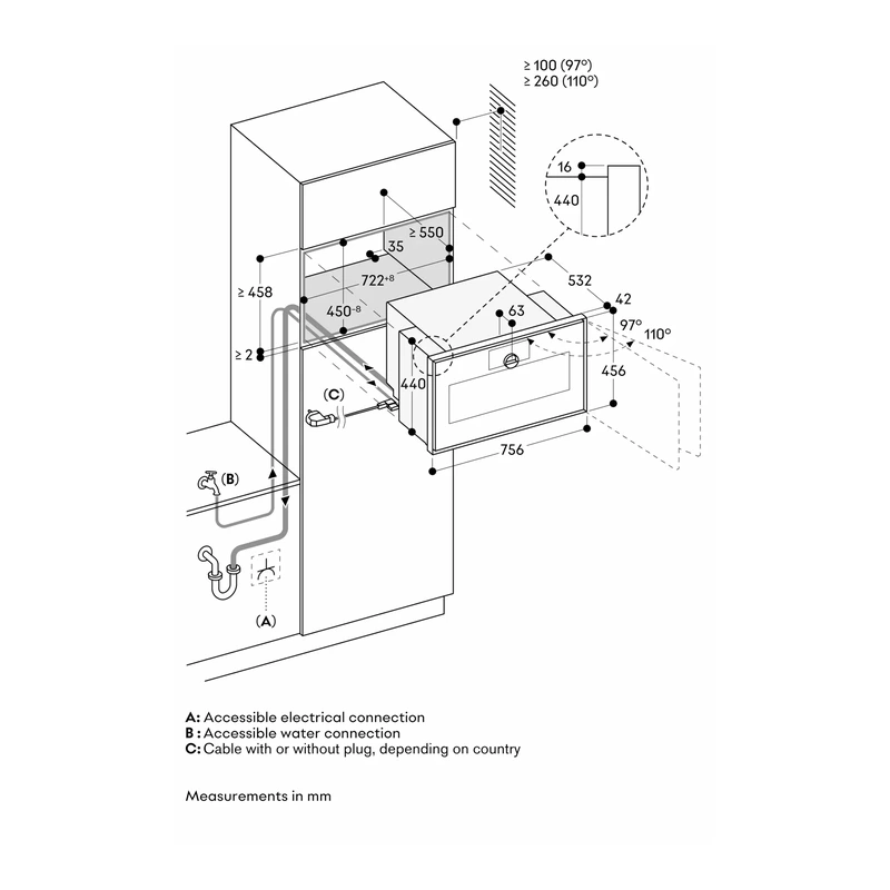 Gaggenau GS480120 Expressive Series Combi Steam Oven