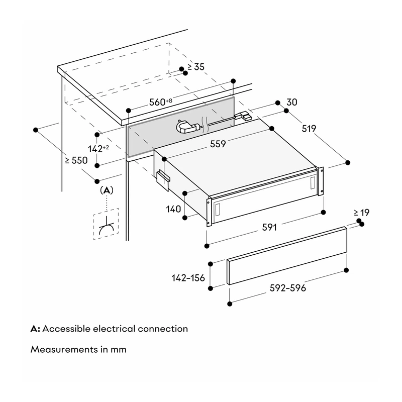 Gaggenau GV051190 Expressive Series Vacuum Drawer