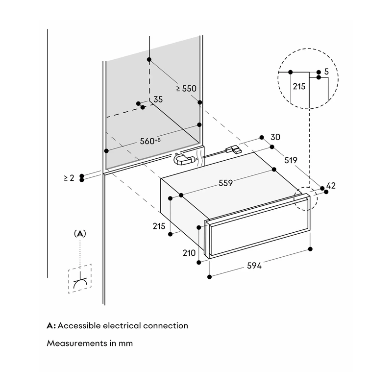 Gaggenau GW453120 Expressive Series Warming Drawer
