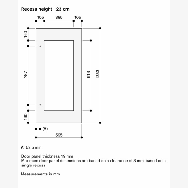 Gaggenau RA221211 Door Frame