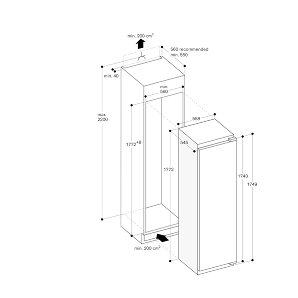 Gaggenau RC282306 Fridge-diagram 1.jpg