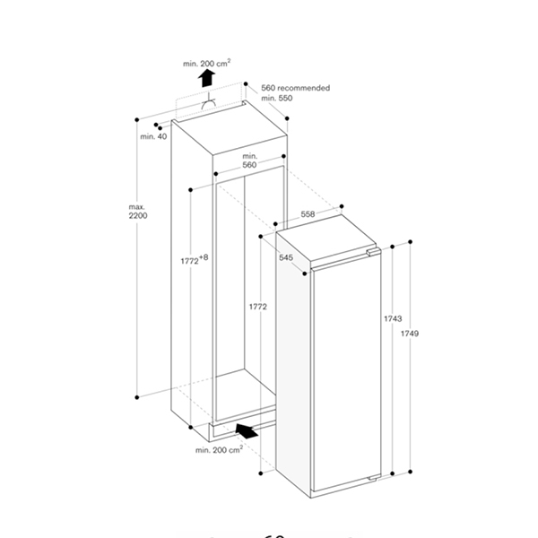 Gaggenau Vario 200 Fridge