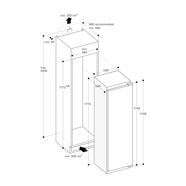 Gaggenau Vario 200 Fridge