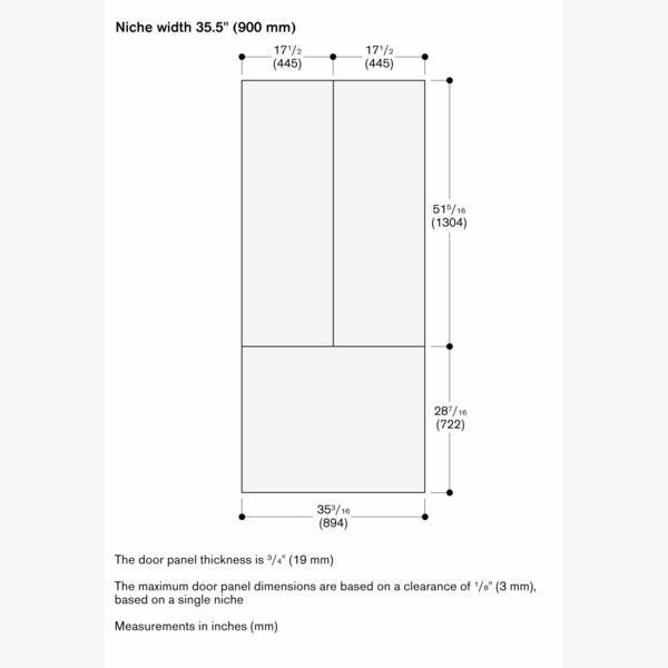 Gaggenau RVA428922 Door Panel Handleless - RVY497