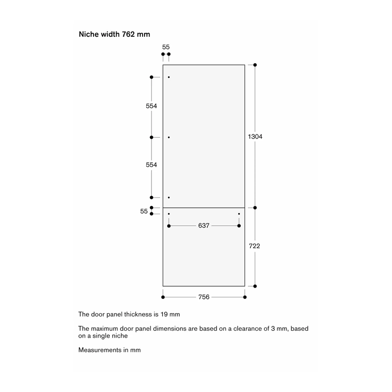 Gaggenau RVB477190 Expressive 400 Series Fridge Freezer