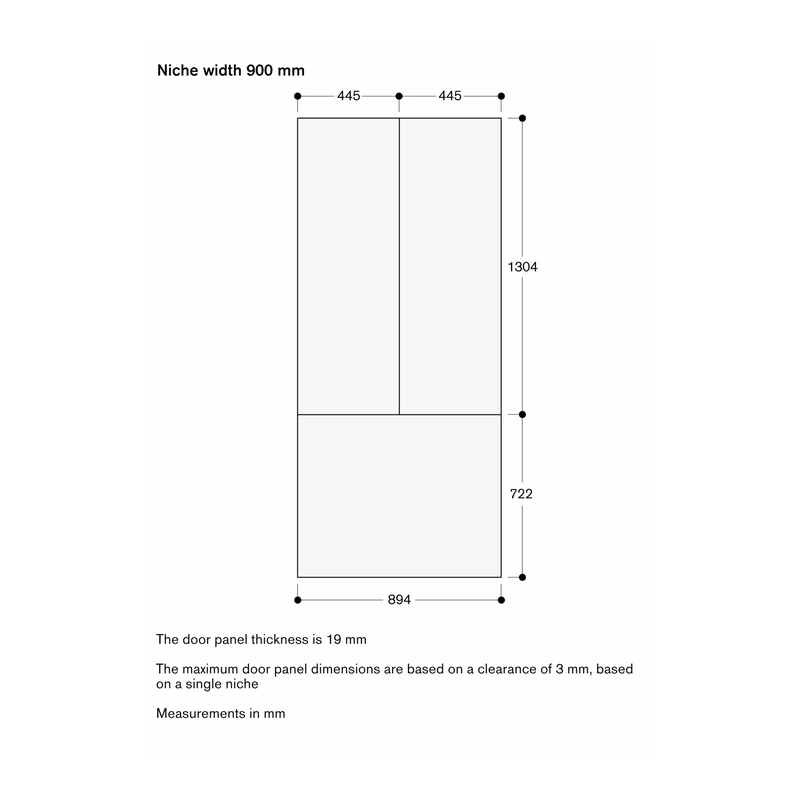 Gaggenau RVY497190 Vario 400 Fridge Freezer