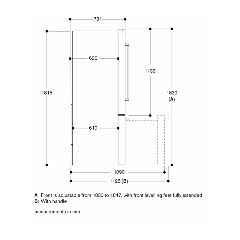 Gaggenau RY295350 Fridge Freezer