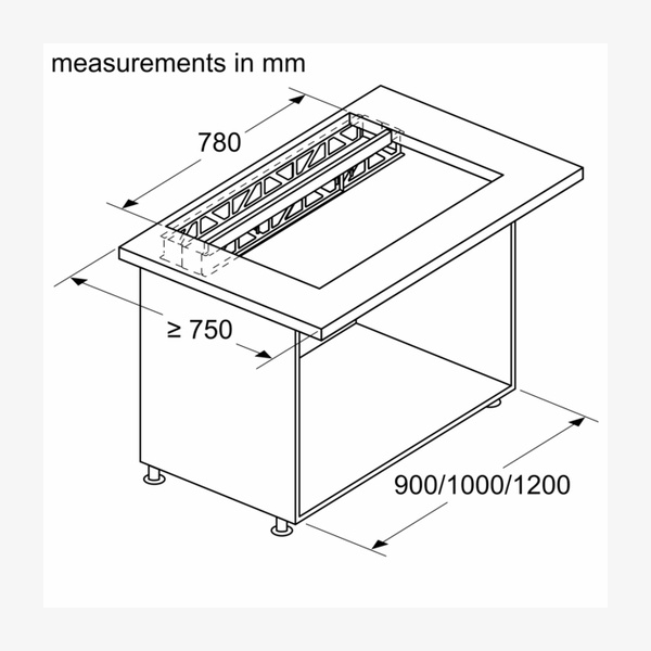 Gaggenau VA200080 Connection Strip for Al200-180
