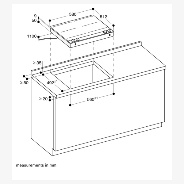 Gaggenau 200 Series FlexInduction Hob