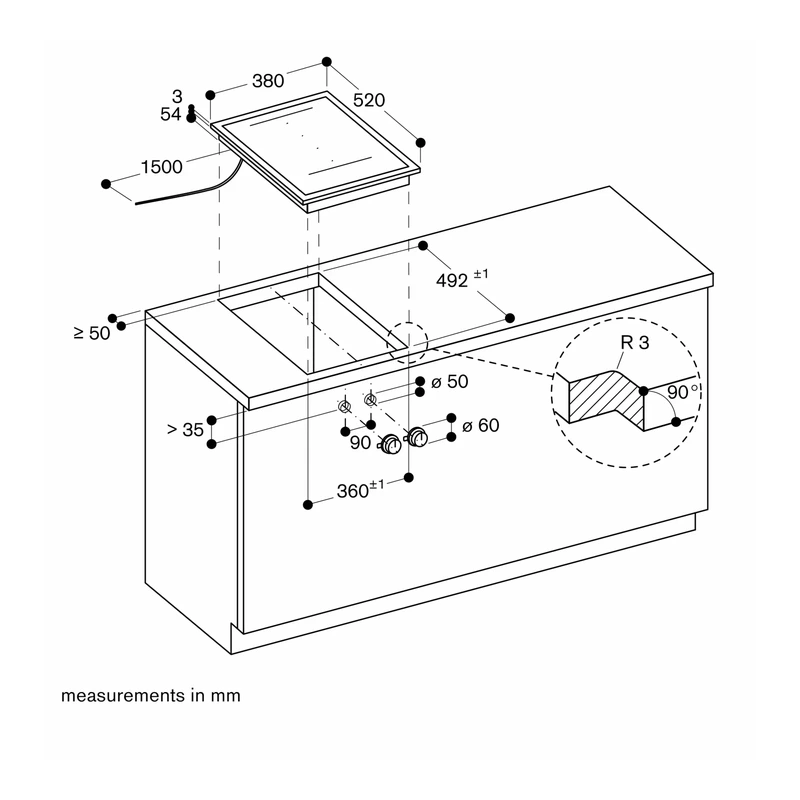 Gaggenau VI422115 400 Series Domino Flex Induction Hob