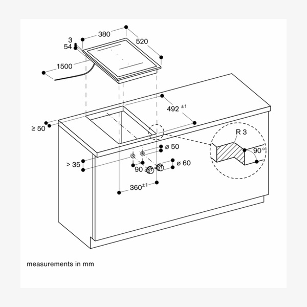 Gaggenau 400 Series Domino Flex Induction Hob