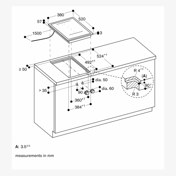 Gaggenau 400 Series Domino Flex Induction Hob