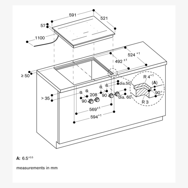 Gaggenau 400 Series Flex Induction Hob