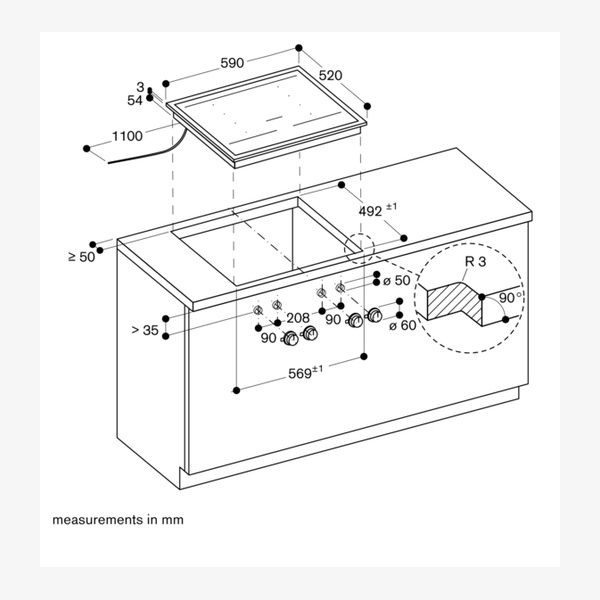 Gaggenau 400 Series Flex Induction Hob