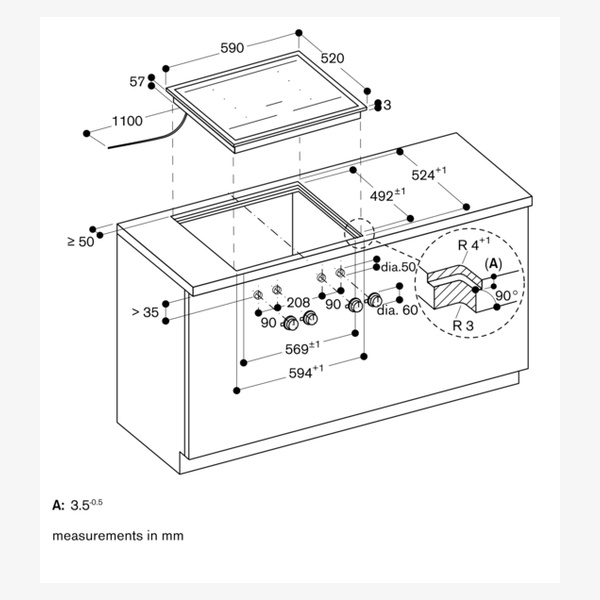Gaggenau 400 Series Flex Induction Hob