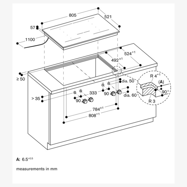 Gaggenau 400 Series FlexInduction Hob