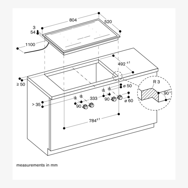 Gaggenau 400 Series Flex Induction Hob